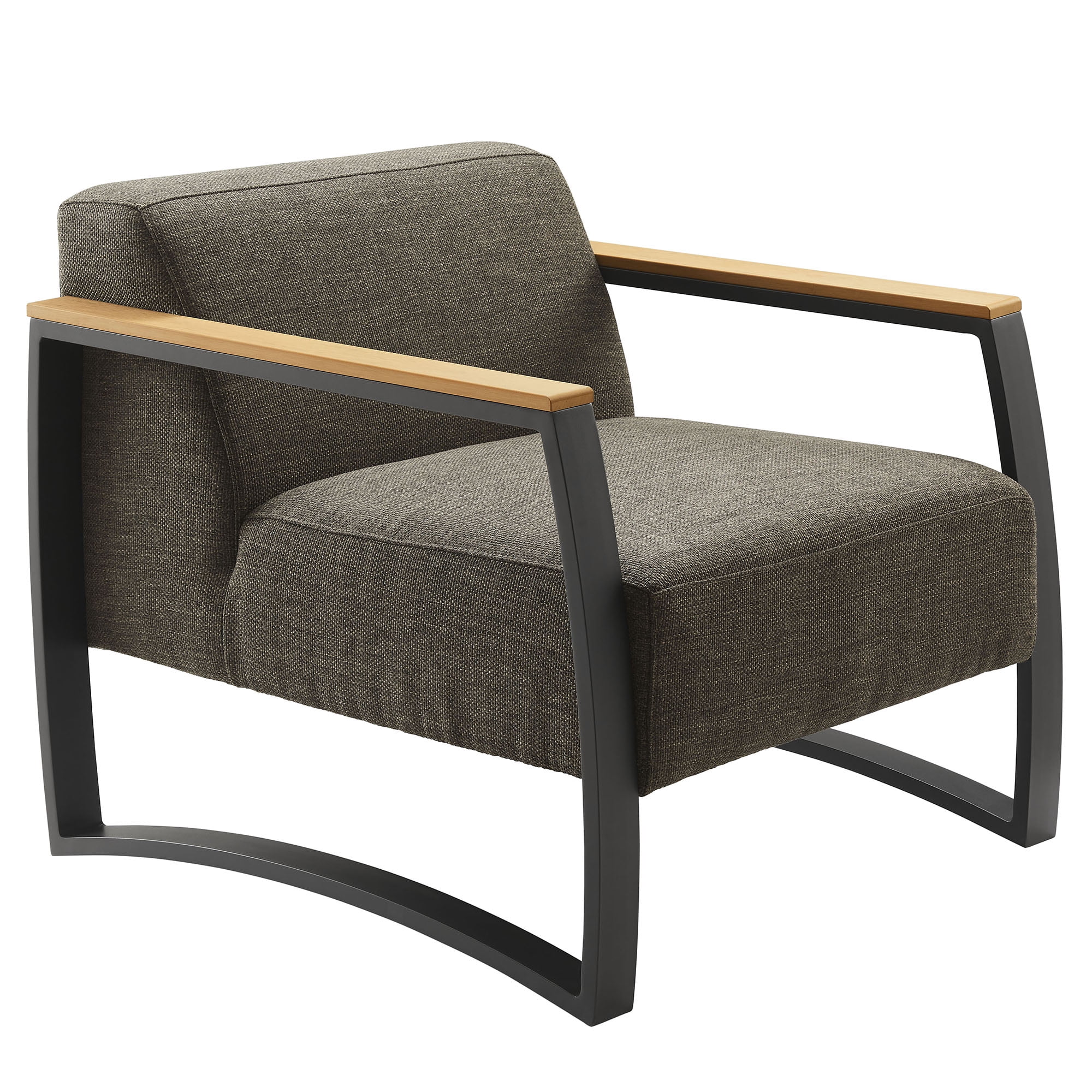 Sauve Armchair in Charcoal Smoke