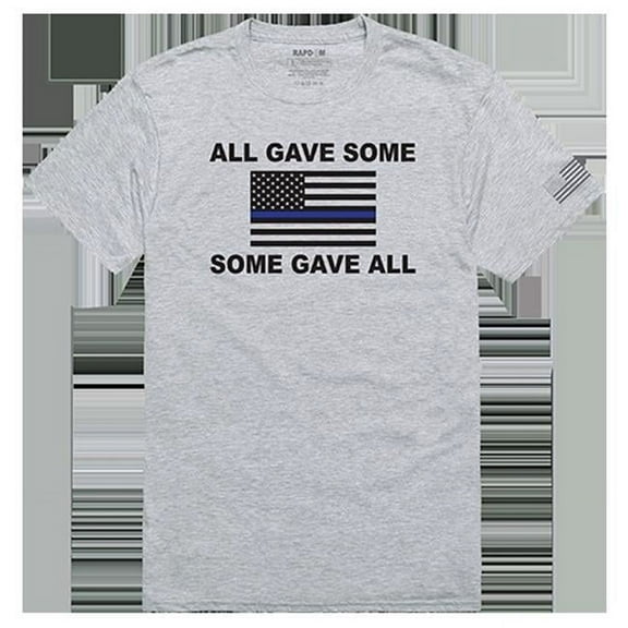 All Gave Some Tactical Graphic Tee Shirt, Heather Gray - 2XL