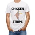 thumbnail image 1 of Camiseta de algodón con estampado de pollo para hombre, informal, de manga corta y cuello redondo, ideal para exteriores., 1 of 5