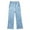 Sky Blue, variant on FAIWAD Toddler Girls Summer Thin Jeans Casual Elastic Waist Straight Leg Jeans Kids Classic Breathable Denim Pants