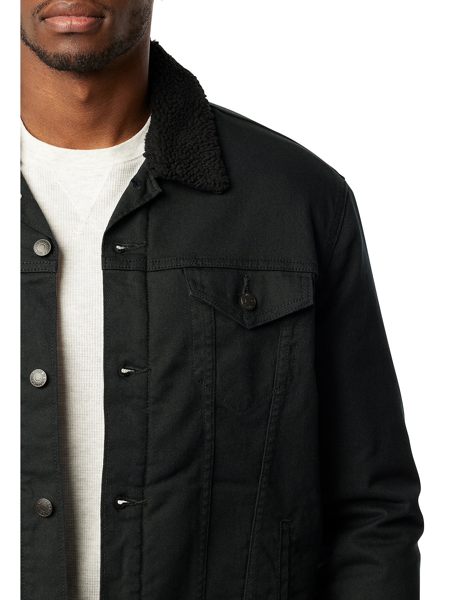 Levi Strauss Signature Men's Faux Shearling Trucker Jacket