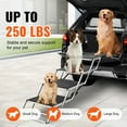 thumbnail image 5 of KFFKFF Pet Ramp for Vehicles, 4-Step Wide Folding Stairs for Dogs, Aluminum Car Ramp with Anti-Slip Coating, Easy-to-Carry Steps for SUVs, Trucks, Supports up to 250 lbs, 5 of 9
