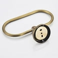 thumbnail image 6 of SIEYIO Wall Mount Brass Towel Ring Antique Retro Oval Towel Holder Rustproof Towel Rack, 6 of 9