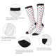 thumbnail image 3 of Balery Red Blue Polka Dots Calcetines novedosos Calcetines deportivos Calcetines hasta la rodilla Calcetines de algodón Calcetines originales y geniales, 3 of 6