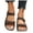 Coffee, variant on Womens Hiking Walking Sandals Arch Support Sport Water Sandal Shoes with Double Buckles Black 6.5
