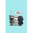 thumbnail image 2 of Women's Star Wars Christmas Boba It's Cold Outside  Racerback Tank Top Tahiti Blue 2X Large, 2 of 4