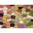 thumbnail image 1 of Ahgly Company Machine Washable Indoor Rectangle Transitional Metallic Gold Area Rugs, 6' x 9', 1 of 7