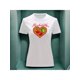 thumbnail image 1 of Playera Blusa De Cerezas Rockabilly Vintage Color Blanco Talla Grande Marca Emil SaEs, 1 of 4