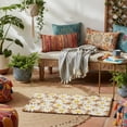 thumbnail image 4 of Abbott Doormat Durable Natural Coco Coir Doormat, Weather Resitant Mat Outdoor & Indoor Entrance, Home Decor Large Doormat, 18x30", Allover Daisy, 4 of 6