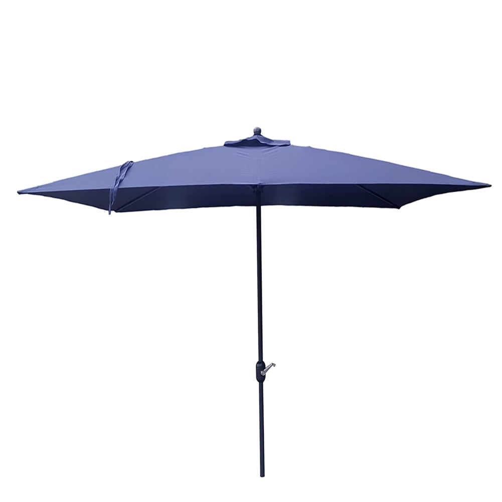 Veryke 10 Market Patio Umbrellas Hanging Patio Table Umbrella Waterproof Folding Sunshade Navy Blue Walmart Com Walmart Com