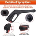 thumbnail image 4 of Beiled High Pressure Water Gun, DC Adjustable Spray Bar, Black, 4 of 7