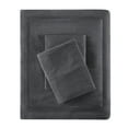 thumbnail image 3 of Comfort Classics All Season Cotton Blend Jersey Knit Sheet Set, Dark Grey, Twin XL, 3 of 5