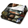 thumbnail image 3 of Cillian Murphy Blanket Handsome #1 Ultra Soft Flannel Fleece Blanket Stylish Bedroom Living Room Sofa Warm Blanket All Season Use 40"*50" （100 * 130cm）, 3 of 6