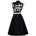thumbnail image 5 of Uzui Tengen Black Metal Button Sexy Dress Suit for Women, 5 of 7