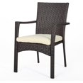 thumbnail image 2 of Millies utdoor 3-Piece Wicker Patio Bistro Set with Cushions, Foldable Table and Chairs, Weather-Resistant Rattan Furniture for Garden, Backyard, Balcony, and Poolside, 2 of 7