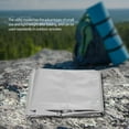 thumbnail image 3 of Emergency Blanket, Practical Reflective Blanket, Silver Colour For Hiking Camping, 3 of 8