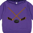 thumbnail image 3 of Inktastic Sports Hockey Sticks Toddler Hoodie, 3 of 4