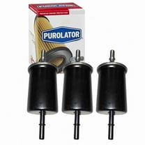 3 pc Purolator F64728 Fuel Filters for 23300 3300 33300 54069 86300 95300 ALG-881 BF1170 CG261 F1SE-9155-AA F1SZ-9155-A F64728P FF608 FG881 G227 G6378 G7596 G7596DP GF261 GF749 GG-92 LG8378 MF 1056