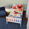 thumbnail image 1 of Sesame Street 3 Piece Toddler Bedding Set with Reversible Comforter, Fitted Sheet and Pillowcase, 1 of 9