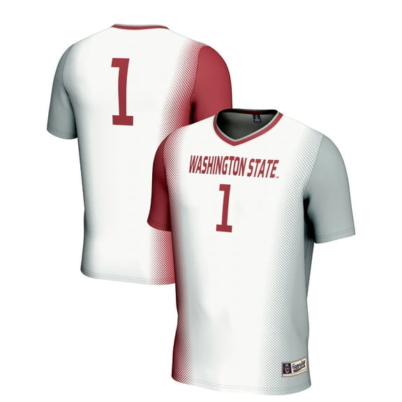 Youth GameDay Greats White #1 Washington State Cougars  Lightweight Women's Soccer Jersey