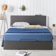 Zinus Finley 34 Upholstered Platform Bed with Lifting Storage, Full