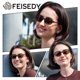 thumbnail image 3 of Gafas de sol FEISEDY Retro Oval B1171 para mujer Leopard/Tea, 3 of 8