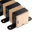 thumbnail image 2 of 4PCS 4x4 Strap Post Ties Black Deck Fence Post U Bracket Fence Post Brackets, 2 of 7