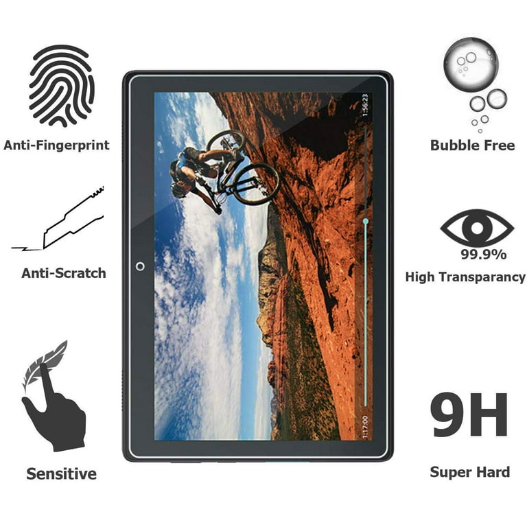 2-Pack Lenovo Tab E10 Ultra HD Clear Tempered Glass Screen