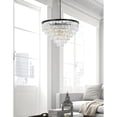 thumbnail image 3 of Urban Classic Sydney 33-Light Metal Royal Cut Chandelier in Matte Black, 3 of 9