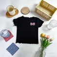 thumbnail image 2 of SUXIAN Girls Tops Top Summer Tee with Cute Bow for Kids Lightweight Short Sleeve Tee for Toddlers and Girls Playful Korean Style Bowknot Boys Shirts Black 6-8 Years, 2 of 3