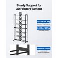 thumbnail image 2 of VEVOR 3D Printer Filament Storage Rack, 7 Tier Heavy Duty Storage Shelves for 3D Printing Filaments, Filament Spool Holders Racks for 3D Printing Studio, Home Studio, Office, Workshop (Shelf Only), 2 of 9