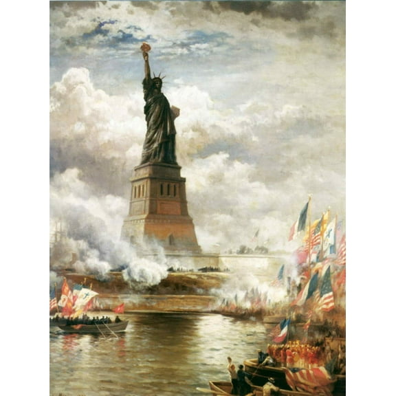Statue of Liberty Enlightening - CANVAS OR FINE PRINT WALL ART