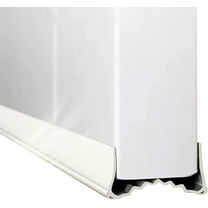Artrylin 37 in Door Draft Stopper,Cuttable Draft Stopper for Bottom of Door,Under Door Sealers Gap Filler Adjustable  Length for Dust-Proof, Winter-Proof, Block Light and Noise (White)