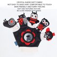 thumbnail image 3 of Toy, Safe Interactive Hand Puppet Fine Workmanship  for Playtime Learning Black White,Black Red, 3 of 7