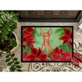 thumbnail image 3 of Carolines Treasures CK1362JMAT Pharaoh Hound Poinsettas Door Mat Indoor Rug or Outdoor Welcome Mat 24x36 Doormat  36"L x, 3 of 4