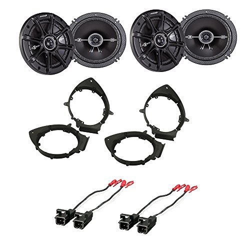 (2 PAIRS) Scosche SAGMHR634 Speaker Mounting Brackets Install , (2X