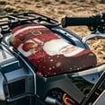 thumbnail image 3 of Uorisanigo ATV Seat Cover Cute Santa Claus Four Wheeler Accessories Universal Powersports Seat Cushion for Polaris Sportsman 570 450 850, Polaris Scrambler 400 500 1000, Honda Rancher 420, 3 of 7