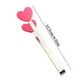 thumbnail image 2 of Popular Pick! Zerbueate Tongs For Cooking，Kitchen Utensils Set，Kitchen Essentials Heart Shaped Ice Clip Stainless Steel Mini Food Clip Food Clip Sugar Cube Clip Purple, 2 of 3