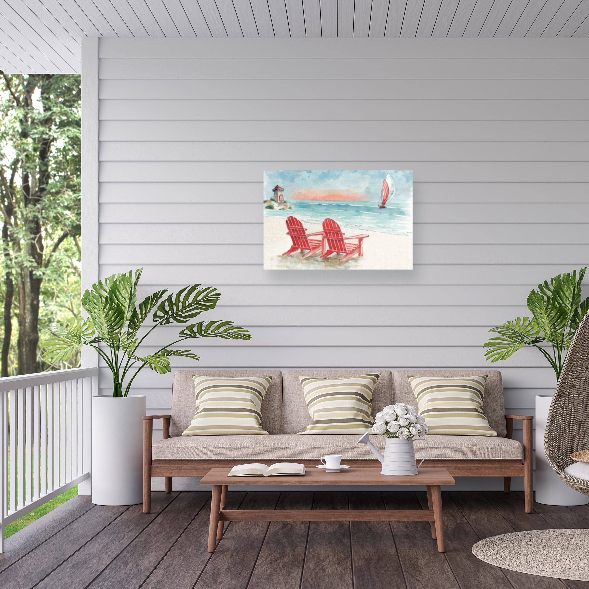 Lisa Audit 'In the Moment VII' Outdoor Canvas 12x19