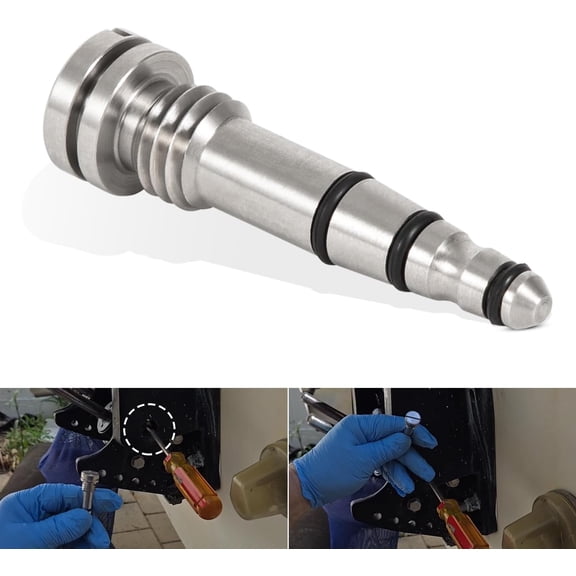 Stainless‑Steel Trim Tilt Manual Release Valve, Replacement Part 813442A2, 893929A, Fits Mercury Power Unit