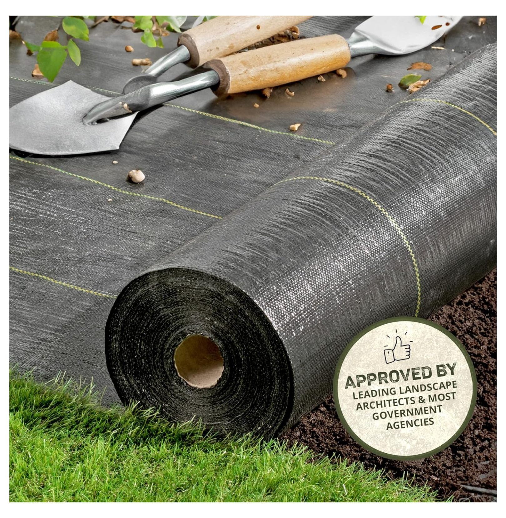 Heavy Duty Weed Barrier Fabric XYT 3x200-FT 3.2-oz For Garden Greenhouse Landscape Protection Ground Cover