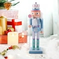 thumbnail image 5 of AURARMLET Christmas Nutcracker Figurine Decoration 9.82 x 2.95 x 2.75 in Holiday Home Ornament for Festive Seasonal Decor, 5 of 8