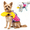 purple, variant on Dog Life Jacket with Chin Float, Reflective Safety Dog Vest Equipped with Rescue Handle & D‑Ring, Pet Flotation Vest for Boating, Pool & Lake, for Small to Large Dog Breeds
