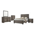thumbnail image 2 of Coaster Janine 5-piece Transitional Wood Frame Queen Bedroom Set in Gray, 2 of 14