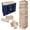 XL-Over 5 FT, variant on Fugocen Wooden Blocks Stacker Game, 60 Pieces, Large Tower Stacking Game, Over 3.2 Feet