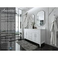 thumbnail image 2 of Ancerre Designs Aspen 60" Transitional Wood Bathroom Vanity Set in White, 2 of 16