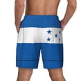 thumbnail image 2 of Mens Swim Trunks Flag Of Honduras Quick Dry Board Shorts with Compression Liner, 2 of 6
