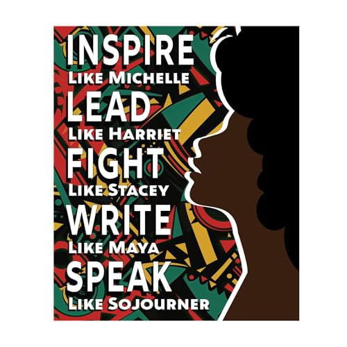 Jennygems Empowering Black Women Leaders Wooden Wall Art, 10x12 Inch