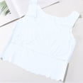 thumbnail image 4 of Posijego Big Girls Tank Tops Built-In Bra Pads Undershirts Crewneck Sleeveless Cropped Tops Yoga Athletic Tank Tees, 4 of 6