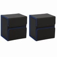 thumbnail image 1 of Caja de Almacenamiento Portátil de Juegos de Mesa, Protector de Tarjeta, Caja de Almacenamiento de Gran Capacidad Negro + Azul, 1 of 5